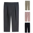 thumbnail image 1 of Antinious Toddler Girls Pants Solid Casual Pants with Elastic Waist Pockets Sweatpants,Boys Girls Pants,Kids Jogger Pants,130,, 1 of 3