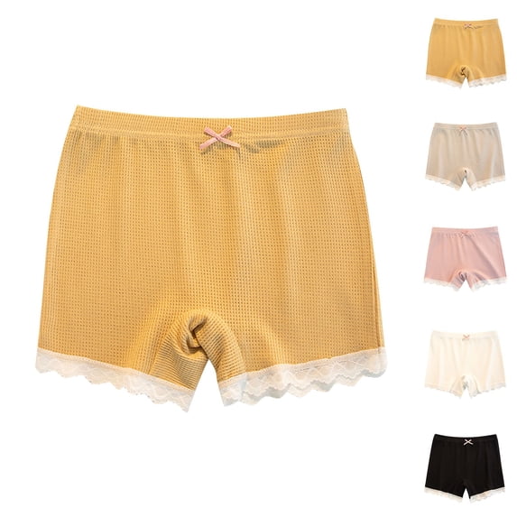Antinious Toddler Girls Solid Sleep Soft Comfortable Half Shorts Pants