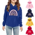 thumbnail image 1 of Antinious Toddler Print Fleece Hooded Long Sleeve Casual Warm Sweatshirts, 1 of 5