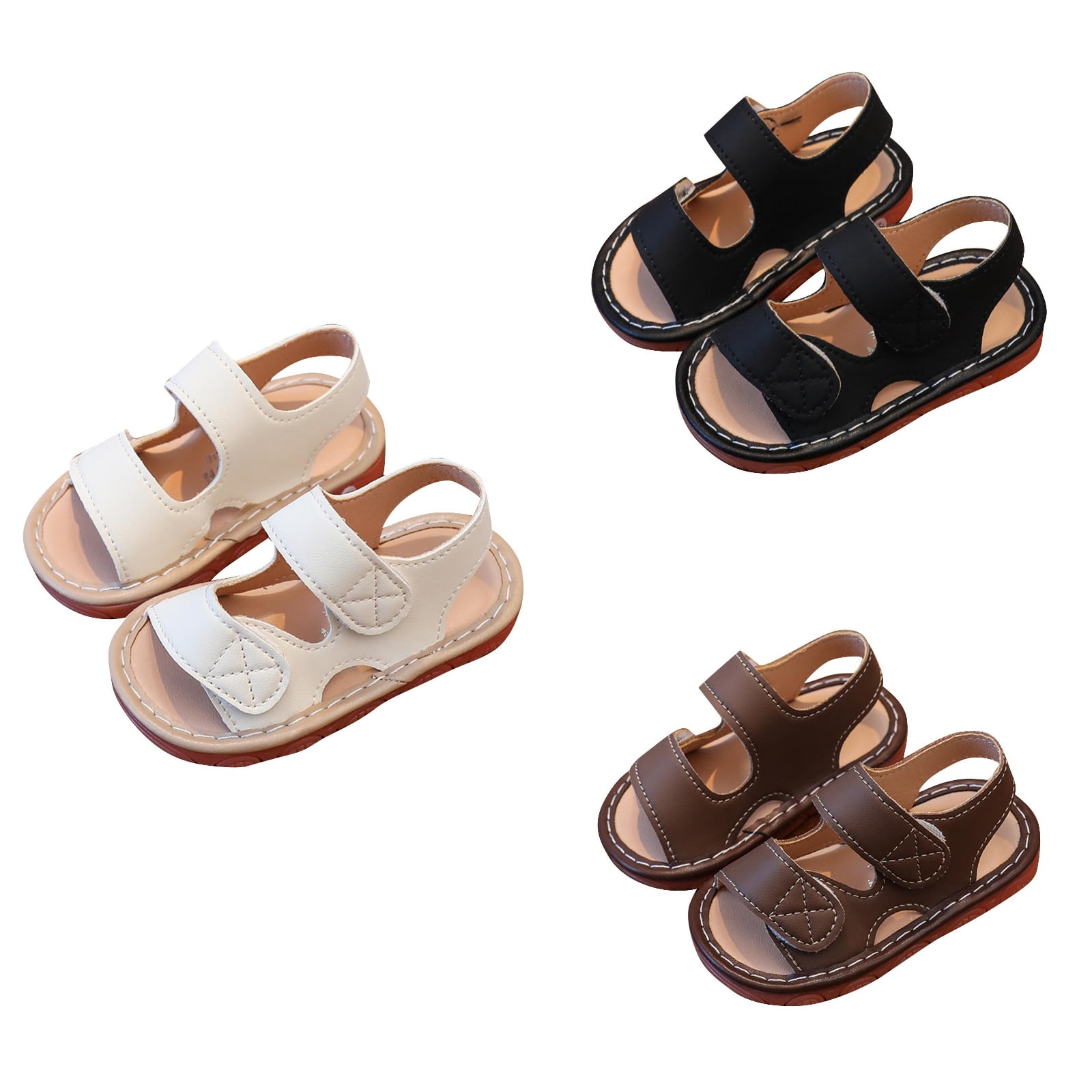 Antinious Toddler Solid Comfortable Hook And Loop Breathable Soft Non ...