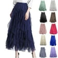 thumbnail image 1 of Antinious Winter Skirts for Women,Skirts for Women Trendy,Dresses for Women Fashion Loose And Comfortable Long Dress,Purple,Free Size, 1 of 3