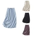 thumbnail image 1 of Antinious Women Solid Elegant Stylish Classic Versatile Mid-Calf Skirts, 1 of 5