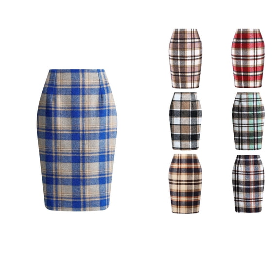 Antinious Winter Skirts for Women,Skirts for Women Trendy,Fashionable Dresses for Women Casual Dress,Brown,L