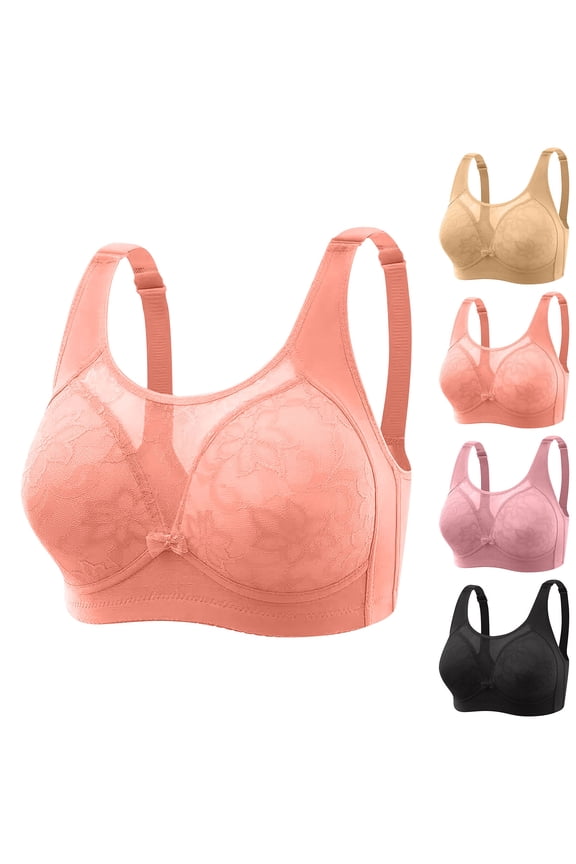 Women Classic Wireless Gentle Mild Comfortable Relaxed Casual Everyday Bras