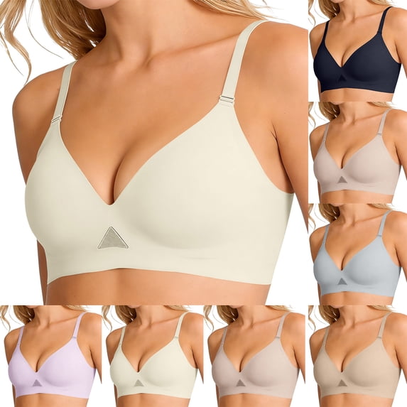 Antinious Women Everyday Bras Lace Breathable Comfortable Soft Supportive Cozy