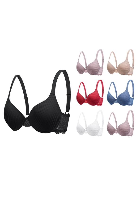 Women Lace Rear Closure Underwire Cozy Comfortable Everyday Bras