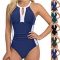 thumbnail image 1 of Antinious Women Solid Elegant Bikinis Set Comfortable Loose Outdoor Beach Swim Wear, 1 of 5