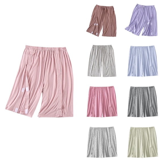 Antinious Women Solid Soft Breathable Summer Loungewear Half Shorts Pants Daily Sleep Shorts