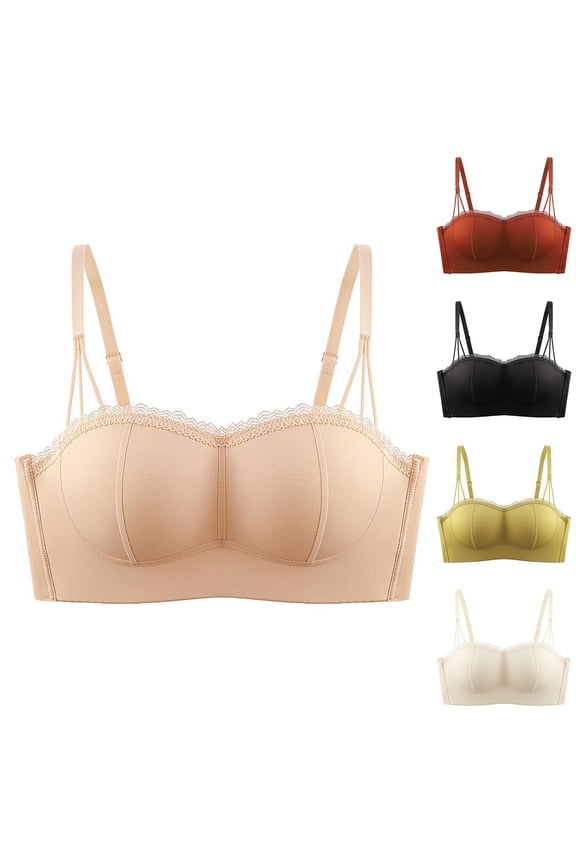 Women Solid Wireless Front Closure Support Breathable Gentle Everyday Bras
