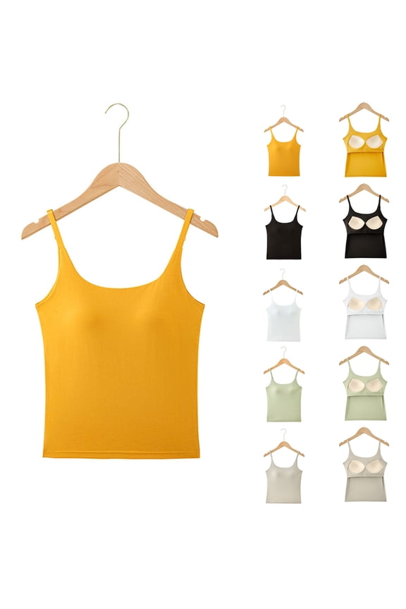 Women Solid with Chest Pads Waist Defined Spaghetti Straps Summer Homewear Trendy Night Shirts