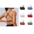 thumbnail image 1 of Antinious Women Sports Bras Backless Racerback Solid Breathable Yoga Supportive, 1 of 5