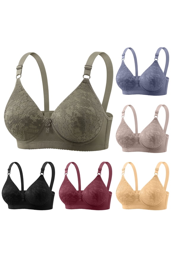 Women Wireless Push up Support Comfortable Airy Everyday Bras