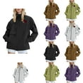 thumbnail image 1 of Antinious Women's Outdoor Water Repellent Hooded Zipper Jacket Windproof Coat,Fall Winter Women Trench Coat,Womens Jackets Trendy,Brown,XL, 1 of 5