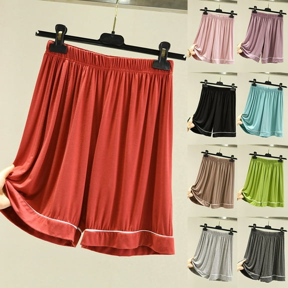 Antinious Womens Plus Size Casual Solid High Waist Drapey Sleep Pants,Womens Pajama Pants,Women Home Trousers,XXXL,