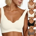thumbnail image 1 of Antinious Womens Plus Size Seamless Finish Wireless Light No Foam Sports Bra, 1 of 5