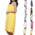 thumbnail image 1 of Antinious Womens Sleeveless Bath Skirt Korean Style Microfiber Tube Top Versatile Bath Towel Skirt,Summer Savings Holiday!Sleep Shirts for Women,Women Tops Casual,Coffee,Free Size, 1 of 2