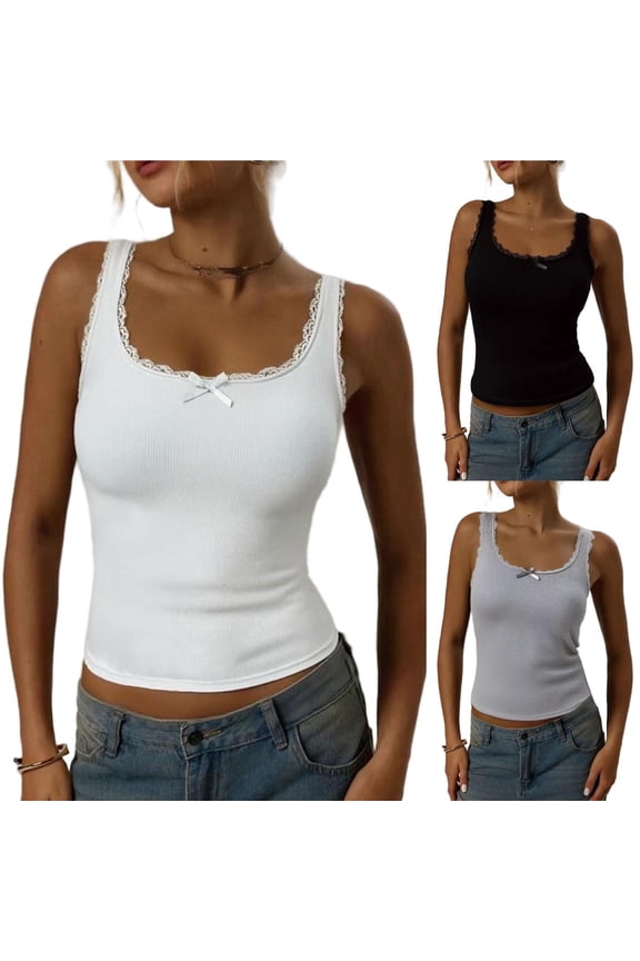 Womens Solid Sleeveless Padded Lace Sling Inner Bra