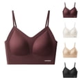 thumbnail image 1 of Antinious Womens Solid Wireless Breathable Gentle Support Comfortable Everyday Bra, 1 of 5