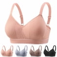 thumbnail image 1 of Antinious Womens Solid Wireless Fixed Padding Breathable Supportive Comfortable Everyday Bra, 1 of 5