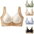thumbnail image 1 of Antinious Women Wireless Front Closure Fixed Cup Support Everyday Bras, 1 of 5