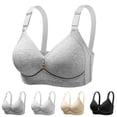 thumbnail image 1 of Antinious Women Lightweight Wireless Push Up Beautiful Back Support Bras, 1 of 4