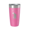 thumbnail image 1 of Antioch Lake Map Tumbler Travel Mug Insulated Laser Engraved Coffee Cup Illinois 20 oz Pink, 1 of 1