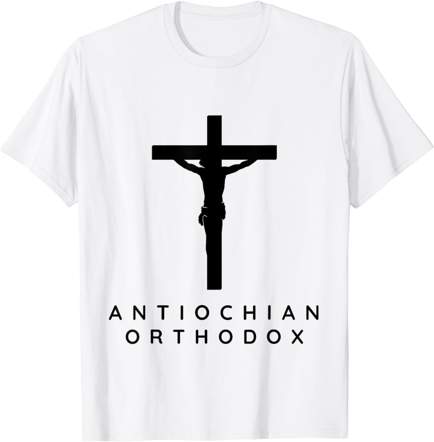 Antiochian Orthodox   Orthodox Christian Modern Font Design T-shirt 