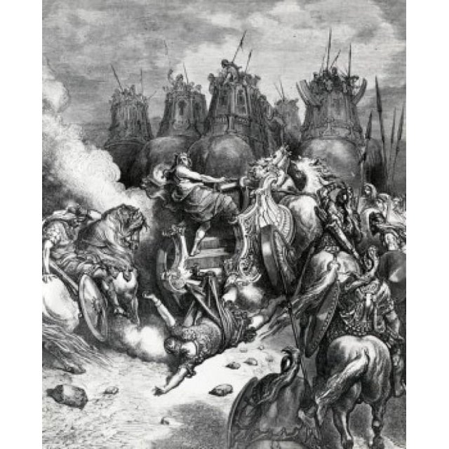 Antiochus Felled in Battle by Gustave Dore, illustration, (1832-1883 ...