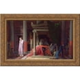 thumbnail image 1 of Antiochus and Stratonice 24x16 Gold Ornate Wood Framed Canvas Art by Jean Auguste Dominique Ingres, 1 of 2