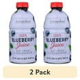 (2 pack) Antioxidant Solutions 100 Blueberry Juice Not from