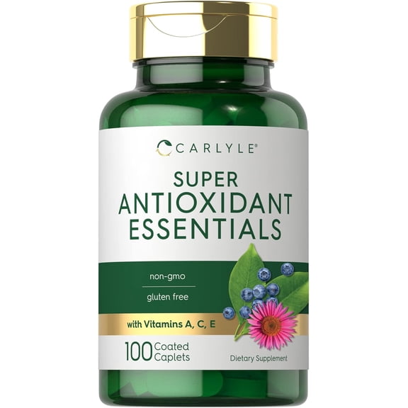 Antioxidants Supplement | 100 Caplets | Nutritional Complex | by Carlyle