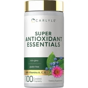 Antioxidants Supplement | 100 Caplets | Nutritional Complex | by Carlyle