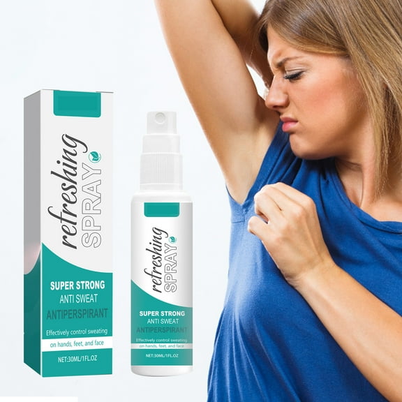Antiperspirant Deodorant Spray Refreshing Spray Strong Antiperspirant Hyperhidrosis Against Heavy Sweating On The Face Head Underarm And Body 30ml