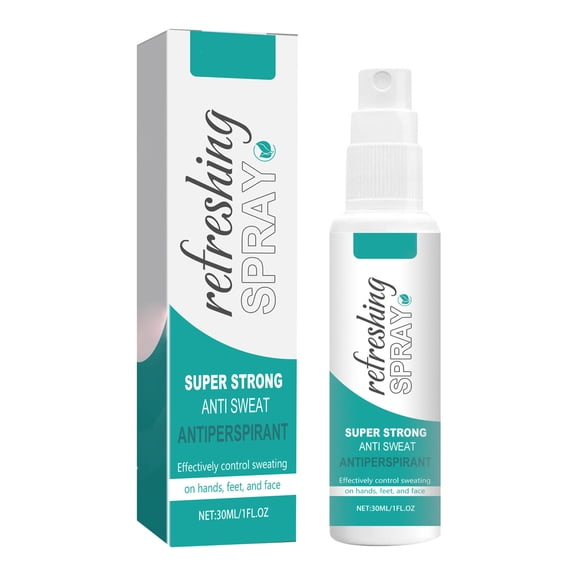 Antiperspirant Deodorant Spray Refreshing Spray Strong Antiperspirant Hyperhidrosis Against Heavy Sweating On The Face Head Underarm And Body 30ml