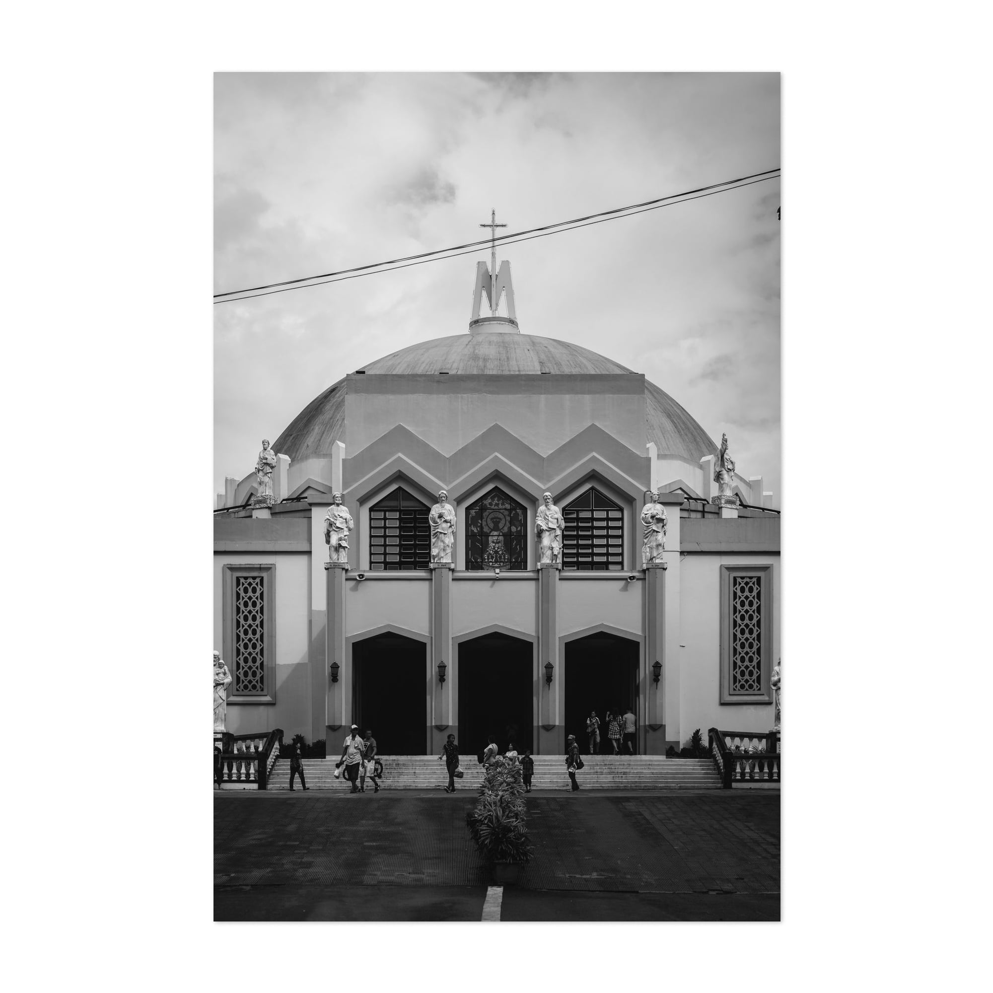 Antipolo Cathedral 01 B&W - Antipolo Rizal Philippines Photography ...