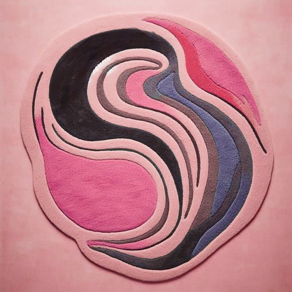 Antiq Carpet Glam Abstract Woolen Tufted Multicolor Abstract Area Rug, 36" x 60",,Thiknesh.12 mm, Custom size accept