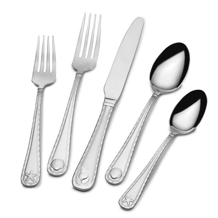 Antiqua 20-piece Stainless Steel Flatware Set, Service for 4