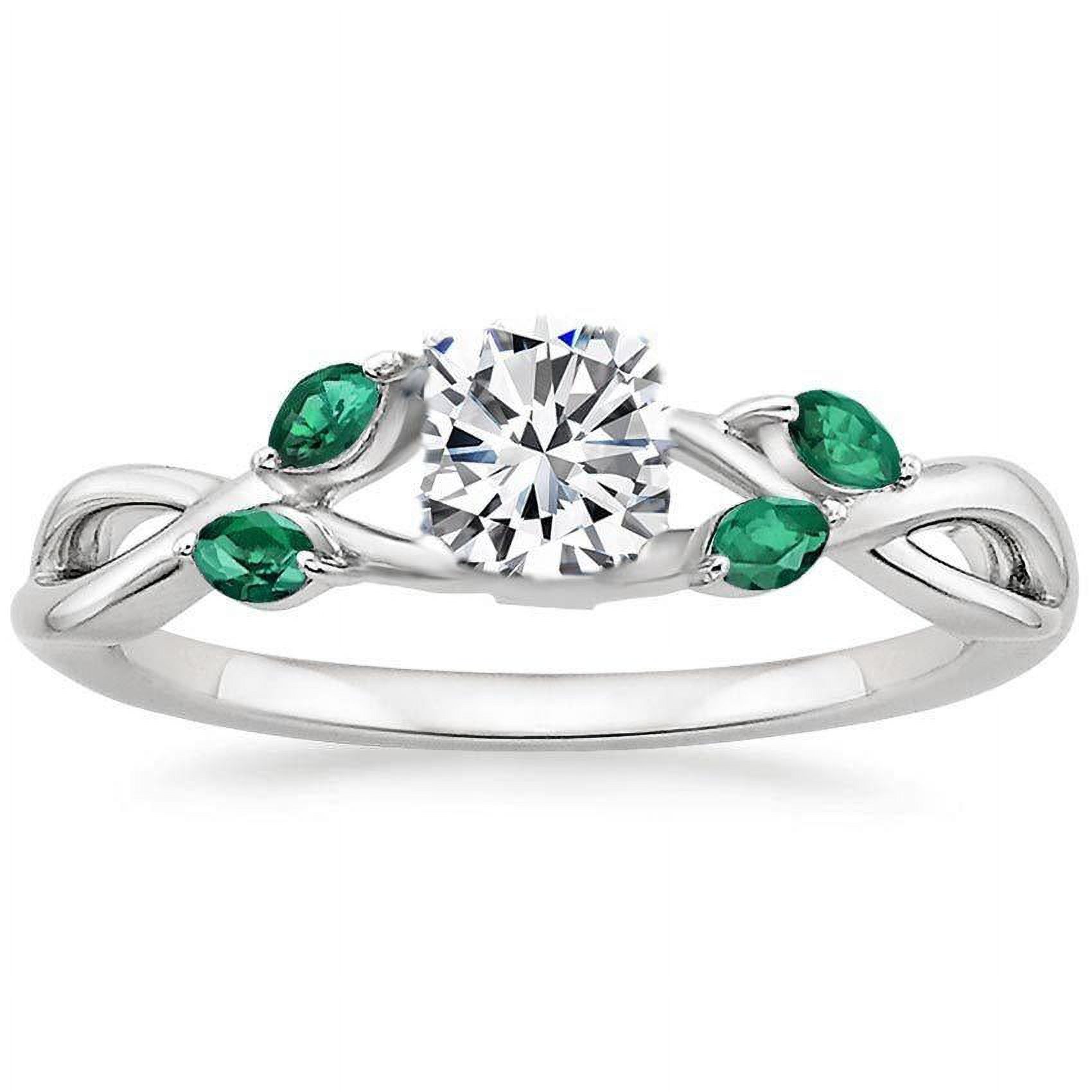 Affordable clearance emerald rings