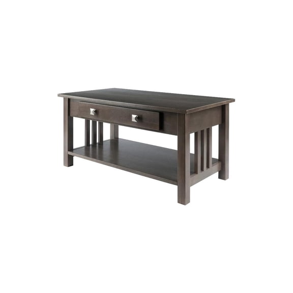 Antique Ambiance Coffee Table, Oyster Gray