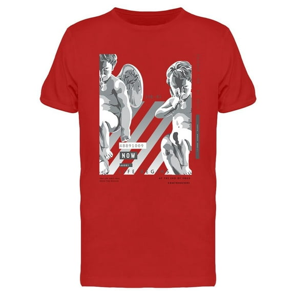 Antique Baby Angels T-Shirt Men -Image by Shutterstock, Male Small