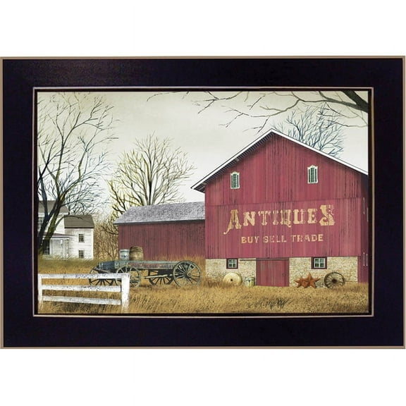Antique Barn By Billy Jacobs Printed Framed Wall Art Wood Multi-Color