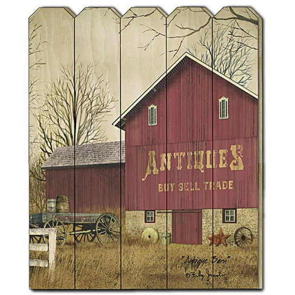 Antique Barn by Billy Jacobs Printed Framed Wall Art Wood Multi-Color