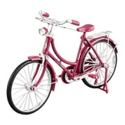 Antique Bicycles Model Ornament Old-Fashioned Nostalgic Miniature Bike Figurine Collection Gift for Adults and Kids