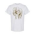 thumbnail image 1 of Antique Big Elephant T-Shirt Men -Image by Shutterstock, Male Small, 1 of 2