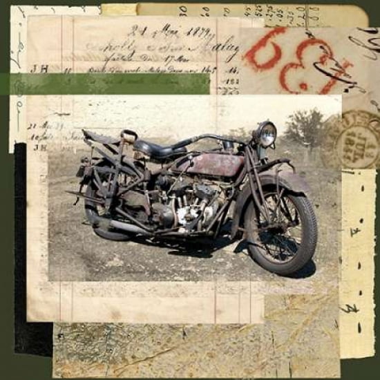 Antique Bike I Canvas Art - Andrew Sullivan (24 x 24)