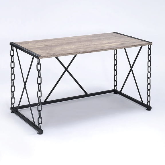 Antique Black Industrial Element - Rectangular Table for Style - Vanity or Workspace - Add Uniqueness to Space