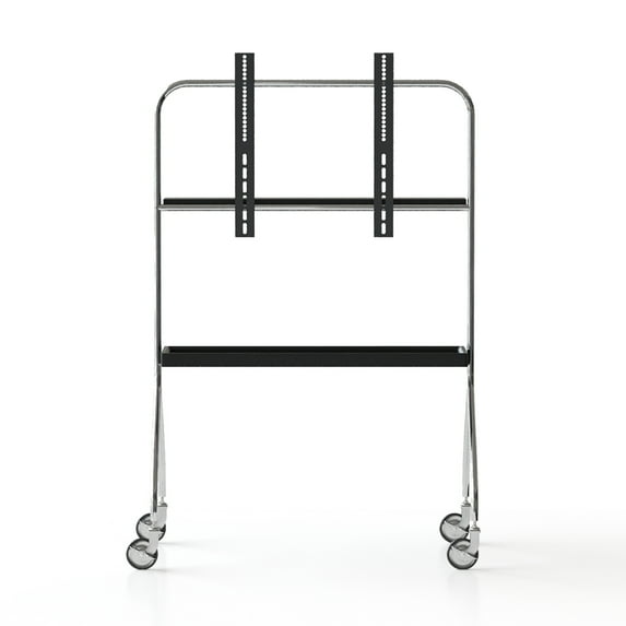 Antique Black Movable Floor TV Stand for 43-70 Inch Displays | 360° Rotational, Adjustable Height, Multi-Scene Use, 200 lb Capacity