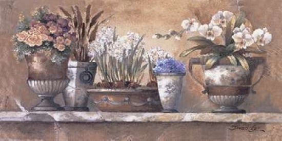 Antique Blossoms Canvas Art - James Lee (10 x 20)