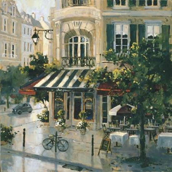 Antique Boulevard Canvas Art - Marilyn Simandle (24 x 24)