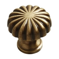 Antique Brass Cabinet Knobs Modern Round Drawer Pulls Kitchen Hardware Decorative Home Upgrade